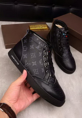 LV High-Top Fashion Men Shoes--076